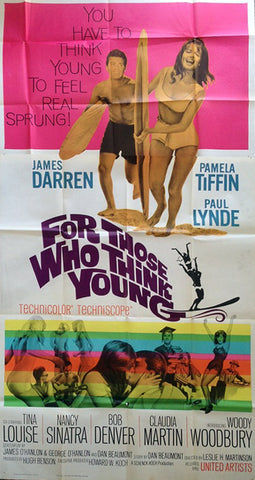 For Those Who Think Young. Three Sheet Poster.