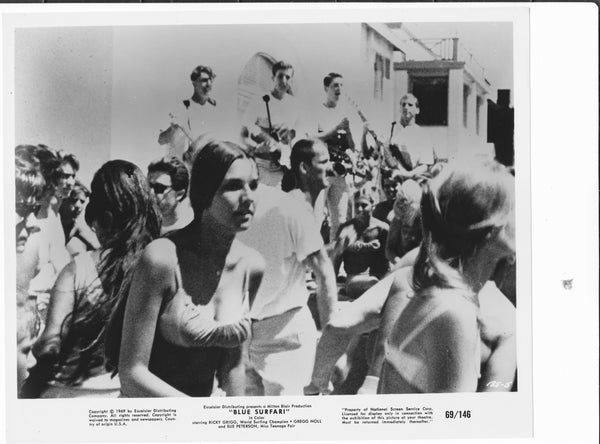 Blue Safari. 1969. Black and white promo stills.