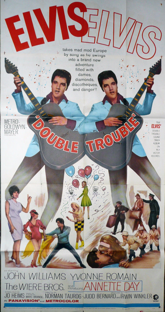 Double Trouble. Giant three-sheet poster.