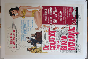 Dr Goldfoot and the Bikini Machine. Original linen-backed one sheet poster.