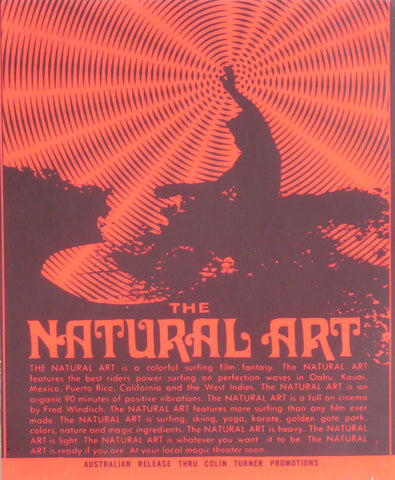 The Natural Art sticker.1970.